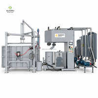 Machine semi-automatique de fabrication de mousse de polyéthylène en lots avec contrôle par écran tactile PLC et pompe d'alimentation automatique pour usine de mousse