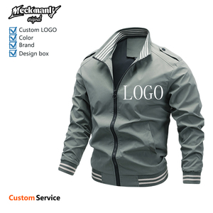 Giacca Bomber Sportiva da Uomo Personalizzata OEM/ODM, Slim Fit, Leggera, Antivento, per Escursionismo e Mantenimento del Calore - Product Image 1