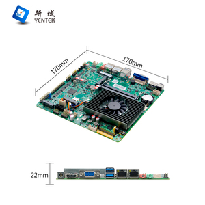 Carte mère Mini ITX I5-7300U pour ordinateur de bureau, double DDR4, compatible Win7/10/Linux, VGA/LVDS/EDP, 2 ports LAN RJ45, 6 ports COM - Product Image 5