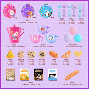 Nouveau jeu de simulation éducatif pour enfants, pique-nique, goûter, jeu de thé, matériaux adaptés aux enfants, <span class=keywords><strong>jouet</strong></span> pour jouer en extérieur et en intérieur, jeu sûr - Product Image 6