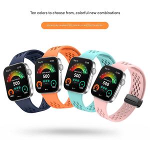 シリコン製マグネットバックルスポーツストラップ Huawei Watch Fit3 バンド Huawei <span class=keywords><strong>Fit</strong></span> 3用 通気性ブレスレット - Product Image 3