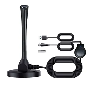 Nuevo tipo de antena de TV HD para interiores, antena de TV usada, HDTV digital, antena de TV de largo alcance con larga garantía