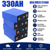Batería QSO Lifepo4 314Ah, Lifep04 DDP 314 330 Ah 3.2V/Eve314/Mb31, Batería Solar, Baterías de Litio, Celda de Batería para Sistema Solar