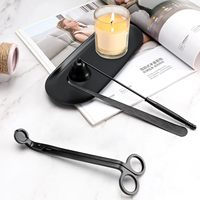 Logo personnalisé 3 pièces/ensemble mèche de bougie coupe-bordure extincteur kit d'entretien de bougie avec boîte