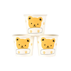 2oz Mini bicchierini usa e getta carta e plastica tazza di partito stampa personalizzata. - Product Image 5