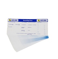 Étiquettes personnalisées pour billets d'avion et cartes d'embarquement, papier offset, échantillon gratuit
