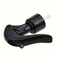 Tête de pompe Mini Trigger Spray Noir pour Bouteille Bill 20/24/28/ 410 100 Ml Ménage En Plastique En Plastique Bec Cap Carton Boîte Accepter