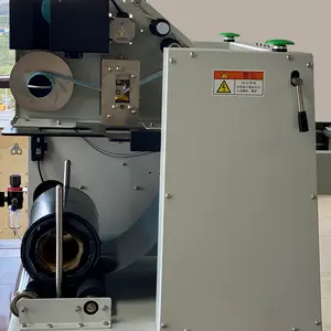 Système d'emballage automatique par soufflage Machine d'emballage de table par ensachage automatique de sacs roulants avec imprimante
