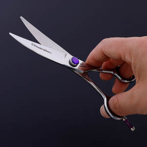 Tijeras de peluquería profesionales Rufute de 6.0 pulgadas, hoja afilada de acero inoxidable, mango largo para diestros, para uso en barberías y salones. - Product Image 3