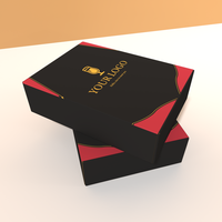 Boîtes d'emballage personnalisées de luxe en carton rigide pour ensemble de verres à liqueur, champagne, whisky, bouteilles de vin rouge, boîte cadeau en papier pour verres