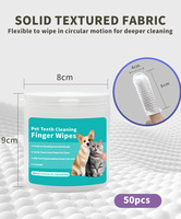 Fundas Desechables Suaves de Tela No Tejida para Dedos, para Cuidado Bucal de Mascotas, Antibacterianas, Antiinflamatorias, Limpieza Dental, Aliento Fresco, Sin Perfume