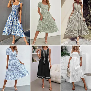 NUEVO Lote de Ropa Usada de Marca para Mujer, Estilos Variados: Vestidos, Camisetas, Blusas, Pantalones, Faldas, Poliéster/Algodón, Verano, Grado A+ - Product Image 3