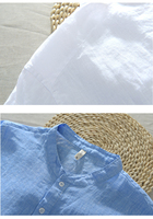 T-shirt à manches courtes en lin pur pour hommes, personnalisé, populaire, décontracté, couleur unie, Offre Spéciale