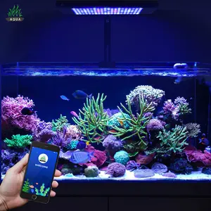 Venta al por mayor acuario marino accesorio WEEKAQUA Z400Sea LED A7 arrecife iluminación océano ola lámpara para arrecife tanque acuario