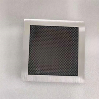 Panneau de ventilation Hengshi HSL H BED en acier inoxydable 304, blindage EMI en nid d'abeille, placage nickel sans électrolyse, garantie à vie