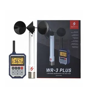 Neues Modell WR-3 plus drahtloses Windmessgerät Windgeschwindigkeitssensor verwendet für Kräne