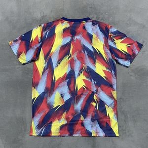 เสื้อฟุตบอลฤดูร้อน 25/25 ชุดฝึกซ้อมแขนสั้นแบบกำหนดเอง คอกลม ยูนิเซ็กซ์ ระบายอากาศได้ดี โพลีเอสเตอร์ แห้งเร็ว - Product Image 2