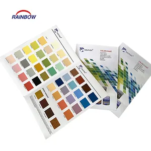 Catalogo di vernice di colore stampa del libro