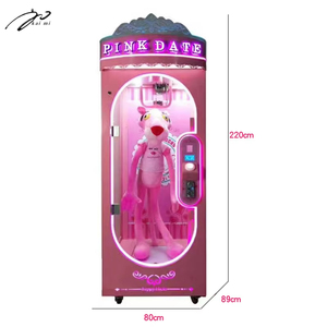 KAIMI macchina da interni con artiglio rosa a gettoni con taglio a gettoni con forbice grande giocattolo di peluche - Product Image 3