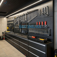 Support mural pour outils, présentoir de peinture en aérosol, panneau perforé métallique