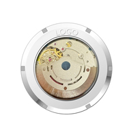 Reloj de Diseño GMT con Movimiento Mecánico Automático, Acero Inoxidable, Cristal de Zafiro, Resistente al Agua 100M, Esfera Luminosa