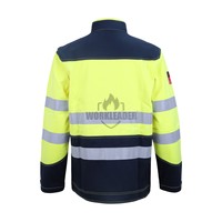 Veste et pantalon de travail ignifuges certifiés EN, vêtements de travail résistants aux flammes, combinaison de sécurité résistante aux flammes avec fonction imperméable