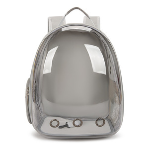 Mochila Transparente para Mascotas, Bolsa de Viaje Tipo Cápsula con Orificios de Ventilación, Gran Capacidad, Cierre de Cremallera, Carga Máxima de 7 kg para Gatos y Perros - Product Image 2