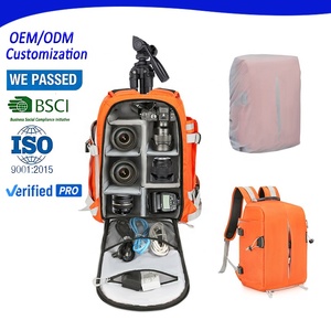 กระเป๋าเป้สะพายหลังสำหรับกล้อง DSLR แบบพกพา สำหรับการเดินทางกลางแจ้ง ดีไซน์เฉพาะตัว ทนทาน ป้องกันการโจรกรรม กันน้ำ กันกระแทก ทำจากไนลอน - Product Image 1