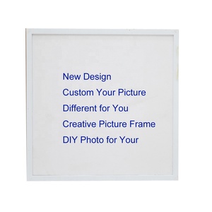 Wholesale Family Gift Wall Flower 10X10 <strong>Square</strong> 3D 8X8 20X20 Shadow Box Picture Photo <strong>Frame</strong> - Product Image 6