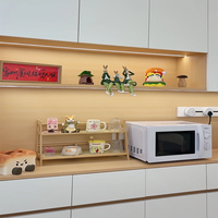 Style bois naturel, production en usine, adapté aux salons, chambres, cuisines et plus encore