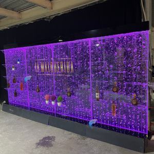 Panel de pared de burbujas de agua acrílicas con luz LED que cambia de color para decoración interior y exterior - Product Image 4