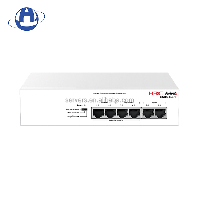 Green Energy H3C Aolynk ES100 - 6G-HP 6 Ports 2.5gbit 2.5 Gb Unmanage Poe Full Gigabit Network Switch