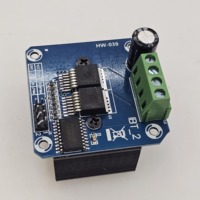 Module de commande de moteur de voiture intelligent haute puissance BTS7960 avec contrôle de limitation de courant 43A et refroidissement semi-conducteur