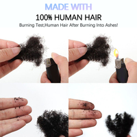 Prix de gros d'usine: vrais cheveux noirs, soie moelleuse, reggae africain, velours tressé sale, dreadlo en vrac Afro crépus ck 30 g/pack