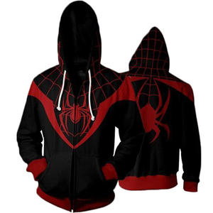 Fitspi All'Ingrosso <span class=keywords><strong>Felpa</strong></span> Autunnale da Uomo con Cappuccio e Zip Giacca con Cerniera Cosplay Supereroe <span class=keywords><strong>Spider</strong></span> Far From Home - Product Image 6