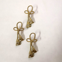 Poignées et Boutons Décoratifs en Laiton Antique avec Pompons Suspendus pour Armoires, Tiroirs, Portes, Penderies et Meubles à Vin