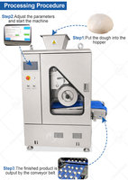 Machine automatique de division et de façonnage de pâte à pain, coupe-pâte à pain, diviseuse et façonneuse de petits pains, façonneuse de pâte à vendre