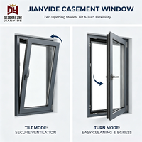 Porte battante moderne en alliage d'aluminium et acier inoxydable, approuvée pour les ouragans de la région de Miami-Dade, Floride, avec double vitrage insonorisé et garantie de 5 ans