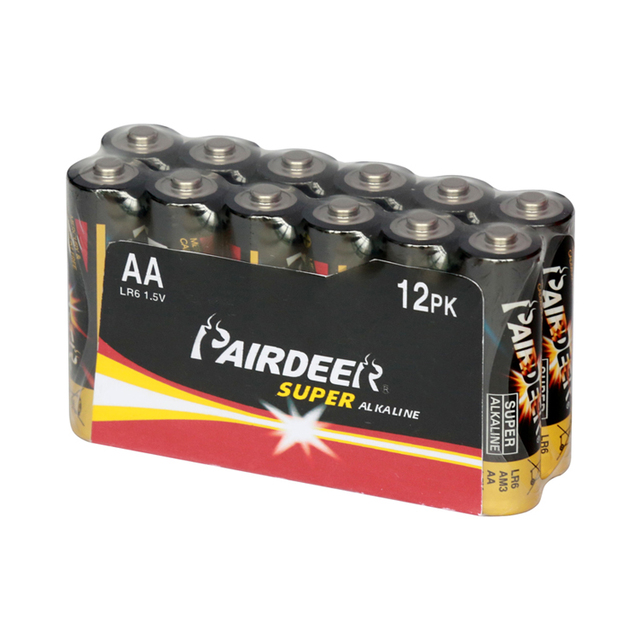 PAIRDEER Private Label 1.5v Lr6 Am3 Aa Alkaline Battery