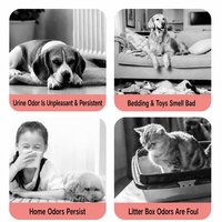 Spray désodorisant liquide éliminant les odeurs d'urine avec désodorisant enzymatique pour chats et chiens - Nettoyant bio-enzymatique disponible en gros