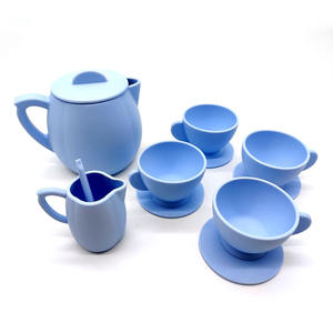 Vendita calda in Silicone per bambini Set di tazze da tè, Silicone set da tè giocattolo - Product Image 5