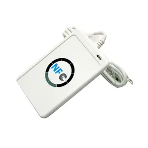 مخصص Rfid USB سطح المكتب قارئ بطاقات NFC 13.56mhz تماس ACR122U قارئ