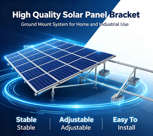 Sistemas de Montaje Solar de Aluminio JINGSUN, Soportes de Pared para Balcón y Suelo para Sistemas Solares - Product Image 1