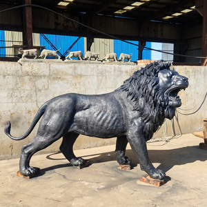80cm Height Realistic Life Size Cast Bronze Walking Lion Statue Wall <strong>Street</strong> Sculpture or City Public Suvineor Sale - Product Image 3