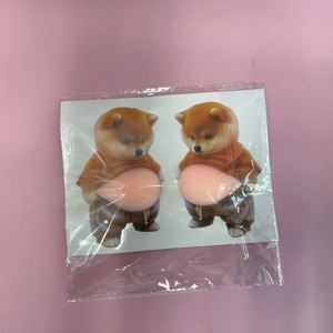 Adhesivo Decorativo Creativo y Lindo de Shiba Inu de Vinilo, Juguete Antiestrés con Forma de Cachorro de Vientre Grande, para Coche y Hogar, de Doble Uso, Anticolisión - Product Image 2