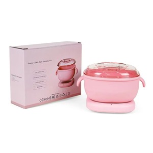 Calentador de cera electrónico con control de temperatura para uso doméstico y en salones de belleza, 400 ml, fundidor de cera portátil de silicona de rápida fusión. - Product Image 3
