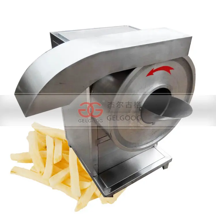 Industriële Frieten Snijden Chips Slicer Zoete Aardappel Snijmachine