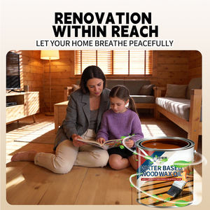 Huile de cire pour bois naturelle, non toxique et imperméable, pâte solide, entretien des meubles, huile pour bois - Product Image 2