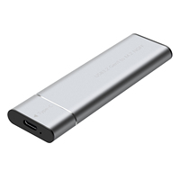 Casing Hard Drive Solid State M.2 Aluminium Mendukung NGFF SSD Hard Disk Enclosure M2 SATA SSD Case
