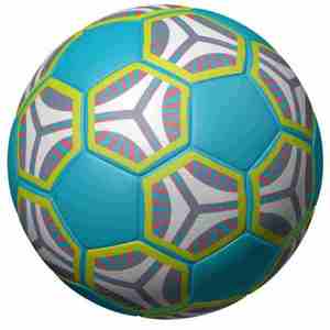 Balón de fútbol de cuero cosido a máquina con cubierta impermeable de PVC PU OEM personalizado de alta calidad - Product Image 1
